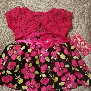 3 month flower dress